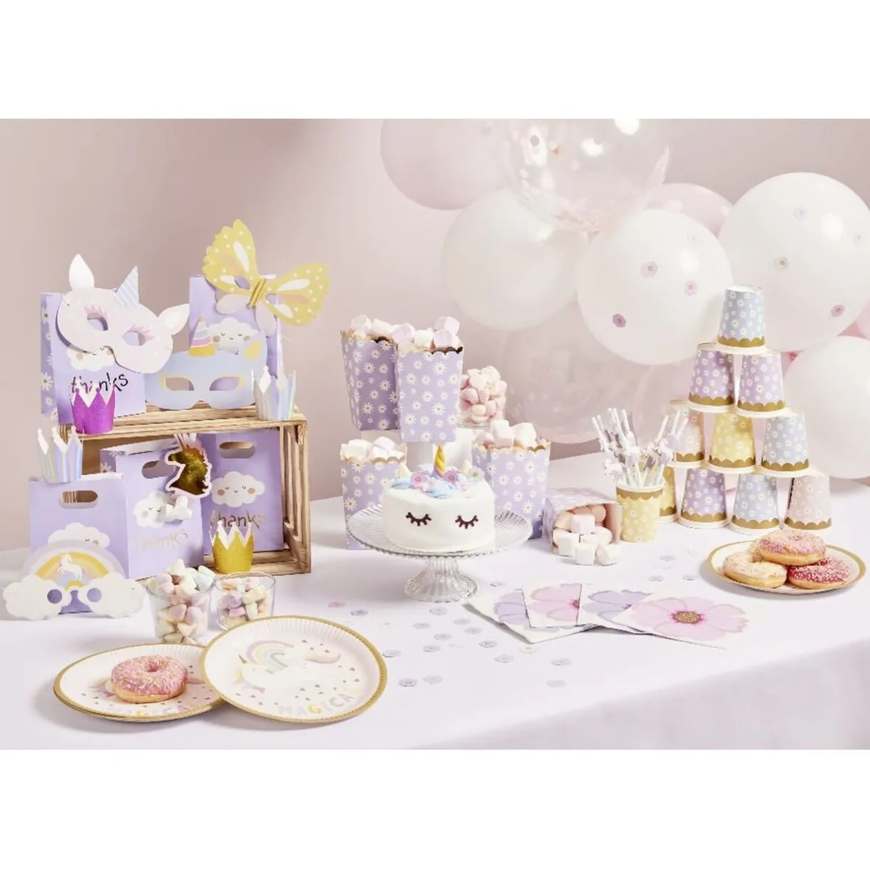 Paille décor fée licorne x10 < Gifi Best