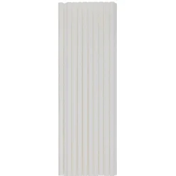Paille en carton blanc x20