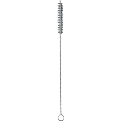 Paille en verre x4 réutilisable décor noeud rose avec brosse goupillon L20cm < Gifi