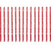 Paille papier X15 pcs imprimé Noël H20 cm rouge < Gifi Online