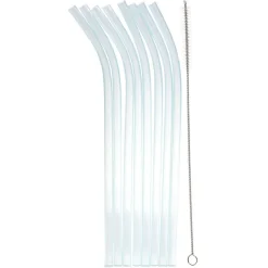 Paille réutilisable en plastique multicolore x8 < Gifi Discount