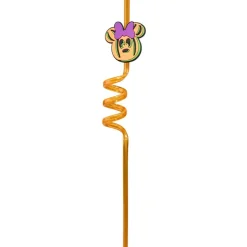 Paille réutilisable Halloween x4 Mickey Disney spirale orange L25cm < Gifi Discount