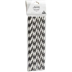 Pailles en papier x20 motif chevron < Gifi Clearance