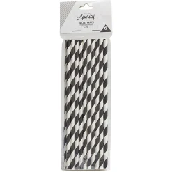 Pailles en papier x20 motif chevron < Gifi Clearance