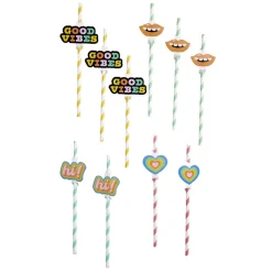 Paille thème candy x10 < Gifi Discount