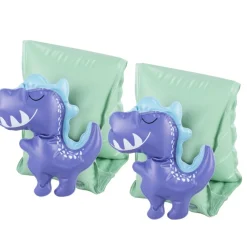 Paire de brassard vert avec dinosaure 3D bleu 22x25xH20cm < Gifi Discount