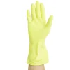 Paire de gant long en latex jaune Taille S