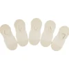 Paires de chaussettes invisible x5 femme beige < Gifi Clearance