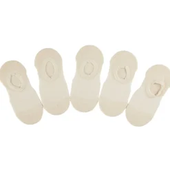 Paires de chaussettes invisible x5 femme beige < Gifi Clearance