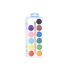 Palette de peinture avec pinceau 12 couleurs < Gifi Hot