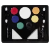 Palette maquillage Halloween avec éponges