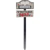 Pancarte jardin bois Halloween inscription House of horrors H85cm < Gifi Sale