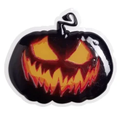 Pancarte à suspendre Halloween citrouille plastique