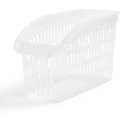Panier de rangement en plastique transparent 30x13xH.17,5cm < Gifi Clearance
