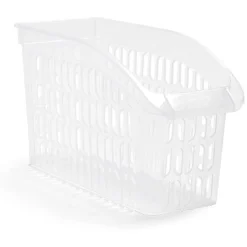Panier de rangement en plastique transparent 30x13xH.17,5cm < Gifi Clearance