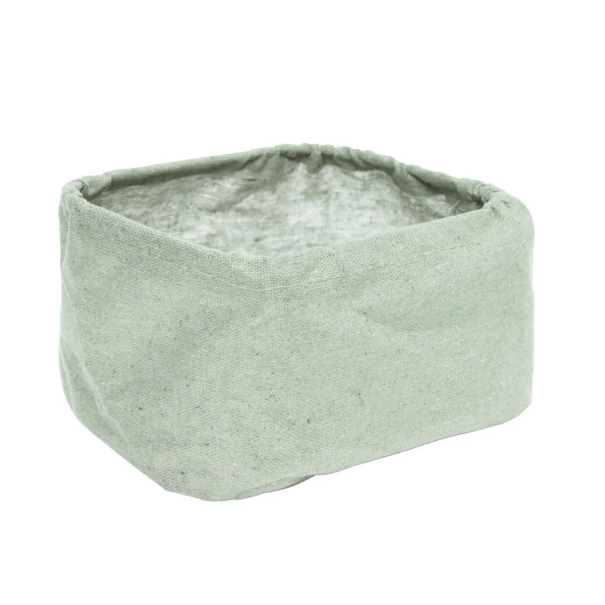 Panier de rangement vert ou marron 17x12xH10cm - 2 modèles < Gifi Discount