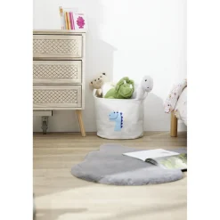 Panier à linge en toile enfant Ø30xH25cm (2 modèles) < Gifi Hot