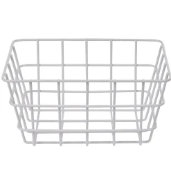 Panier métal filaire blanc < Gifi
