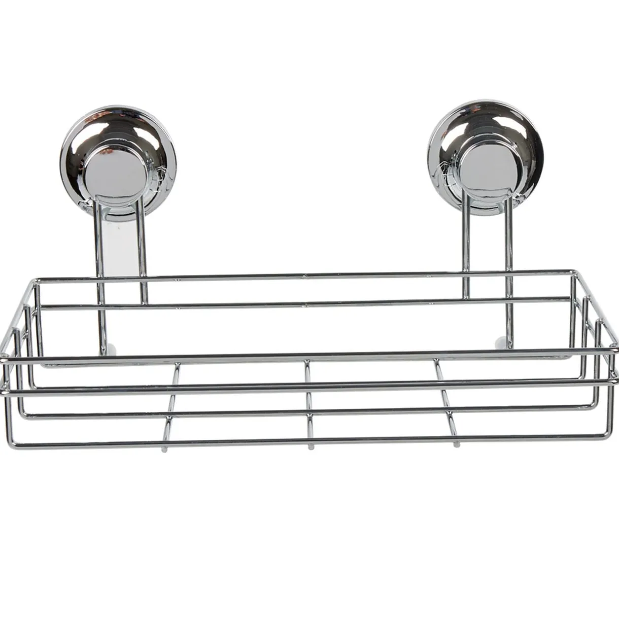 Panier serviteur de douche à ventouse inox < Gifi New