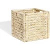 Panière Box Cube jacynthe 31x31x31cm
