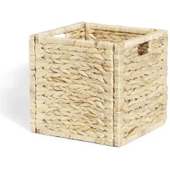 Panière Box Cube jacynthe 31x31x31cm