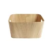 Panière carton et papier imitation bois 30x30xH15cm < Gifi Hot