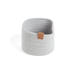 Panière de rangement coton tressé rose 22x16xH11cm - petit modèle < Gifi Outlet