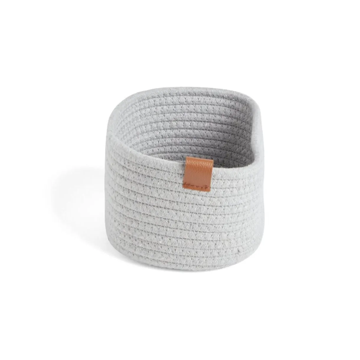 Panière de rangement coton tressé rose 22x16xH11cm - petit modèle < Gifi Outlet