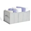 Panière de rangement dressing 5 compartiments gris 44x25xH20cm < Gifi Online