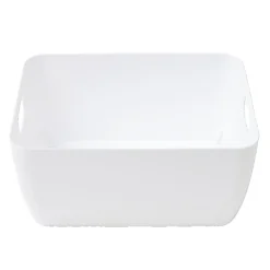 Panière de rangement en plastique 19,5x15,5xH9cm (3 modèles) < Gifi Online