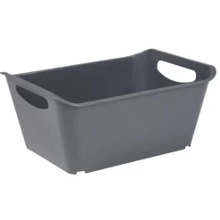 Panière de rangement grise 5 L < Gifi Hot