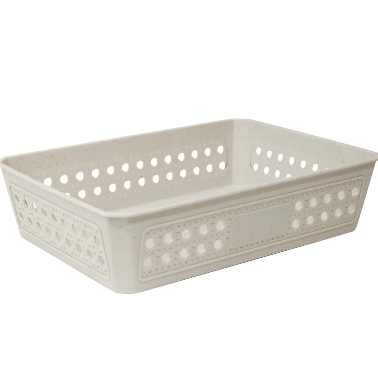 Panière de rangement plastique 27x19xH7cm (3 modèles) < Gifi Clearance