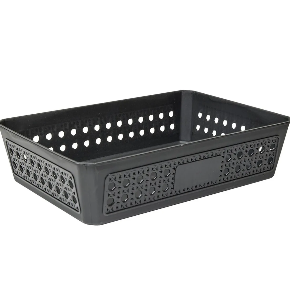 Panière de rangement plastique 27x19xH7cm (3 modèles) < Gifi Clearance
