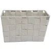 Panière de rangement tressée gris clair Taille L - 21,5x12xH21,5cm < Gifi Outlet