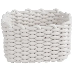 Panière en coton effet tricot 27x22xH.16 cm < Gifi Outlet