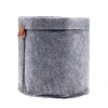 Panière en feutrine grise Ø14xH17cm < Gifi Outlet