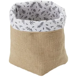 Panière en jute 12x12xH.16 cm < Gifi Hot