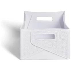 Panière flexible pliable plastique 32x16x24cm - 4 coloris < Gifi