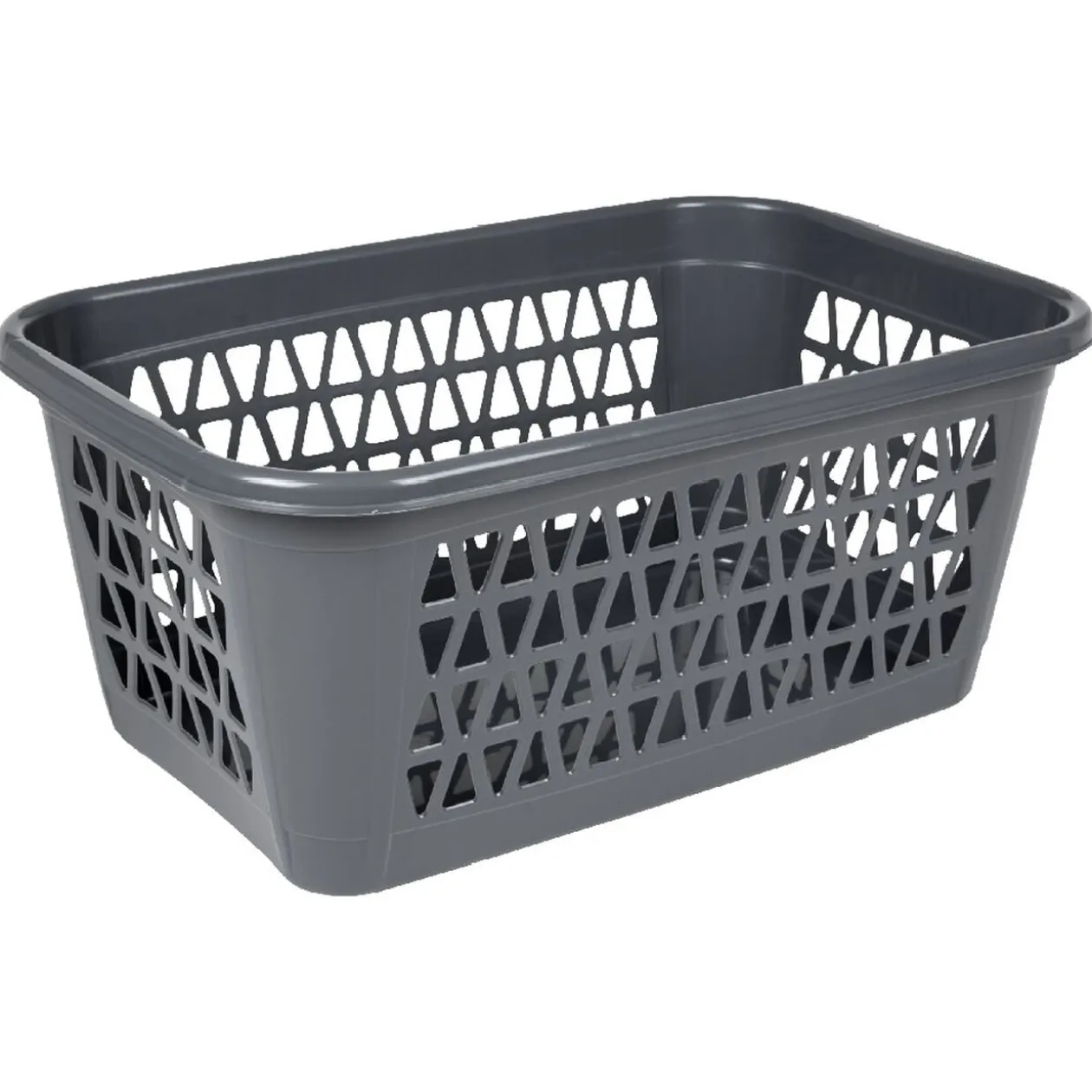 Panière à linge grise 40 L
