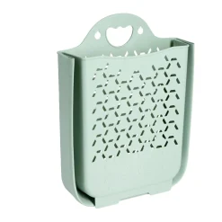 Panière à linge 45L murale pliable plastique vert H48cm < Gifi Discount