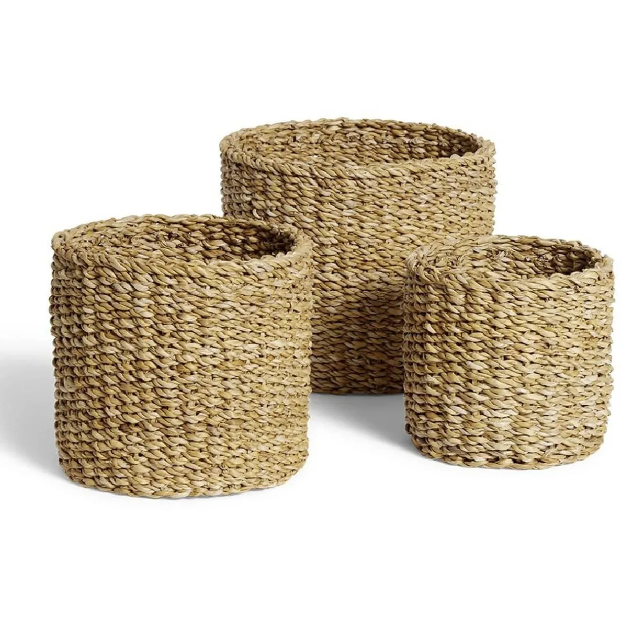 Panière osier ronde grand modèle Ø25xH20cm < Gifi Sale