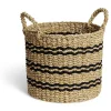 Panière osier ronde moyen modèle Ø32xH27cm