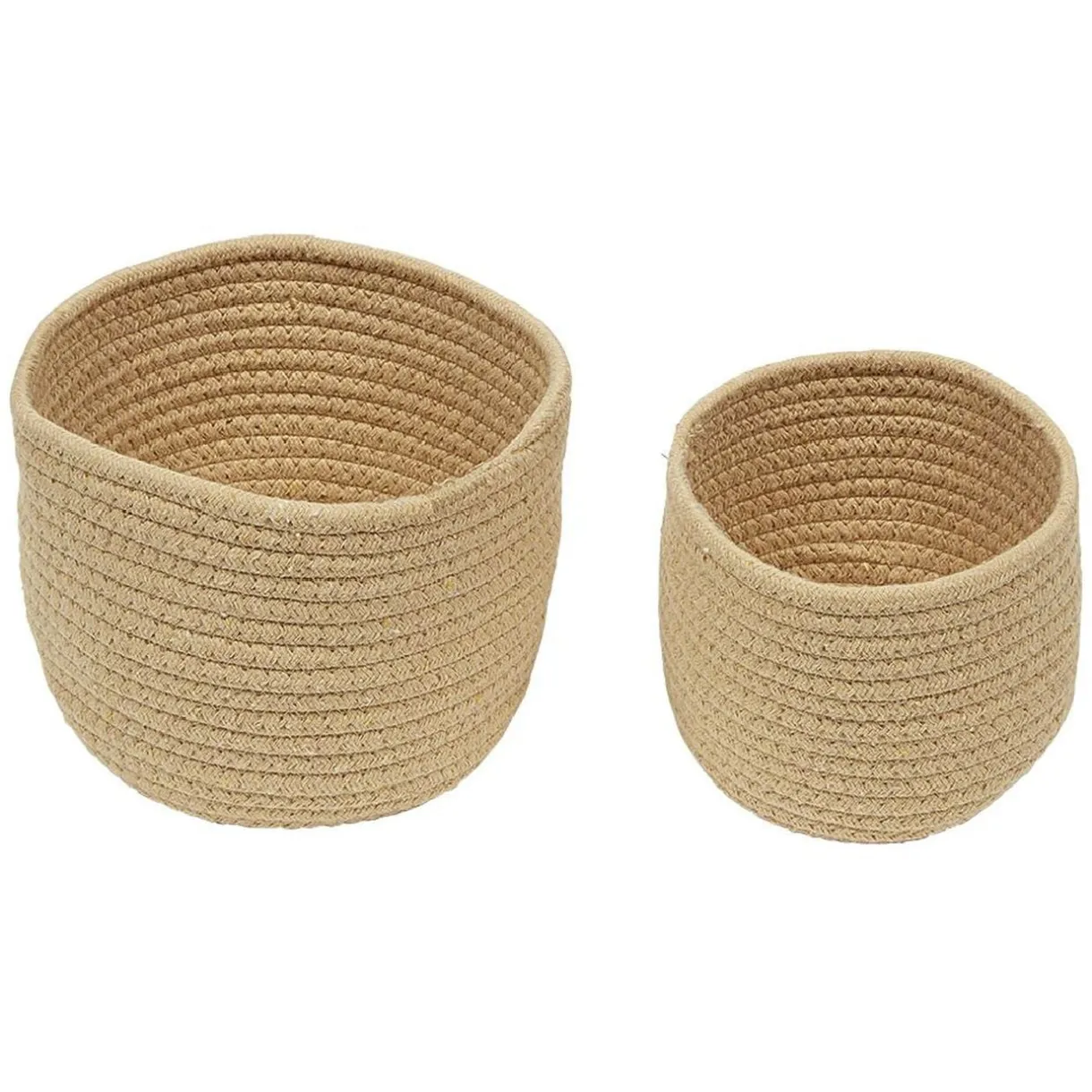 Panière ronde en coton x2 < Gifi New