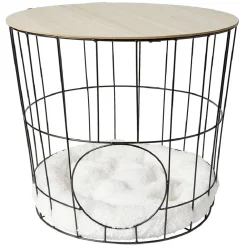 Panière ronde multifonction pour chat