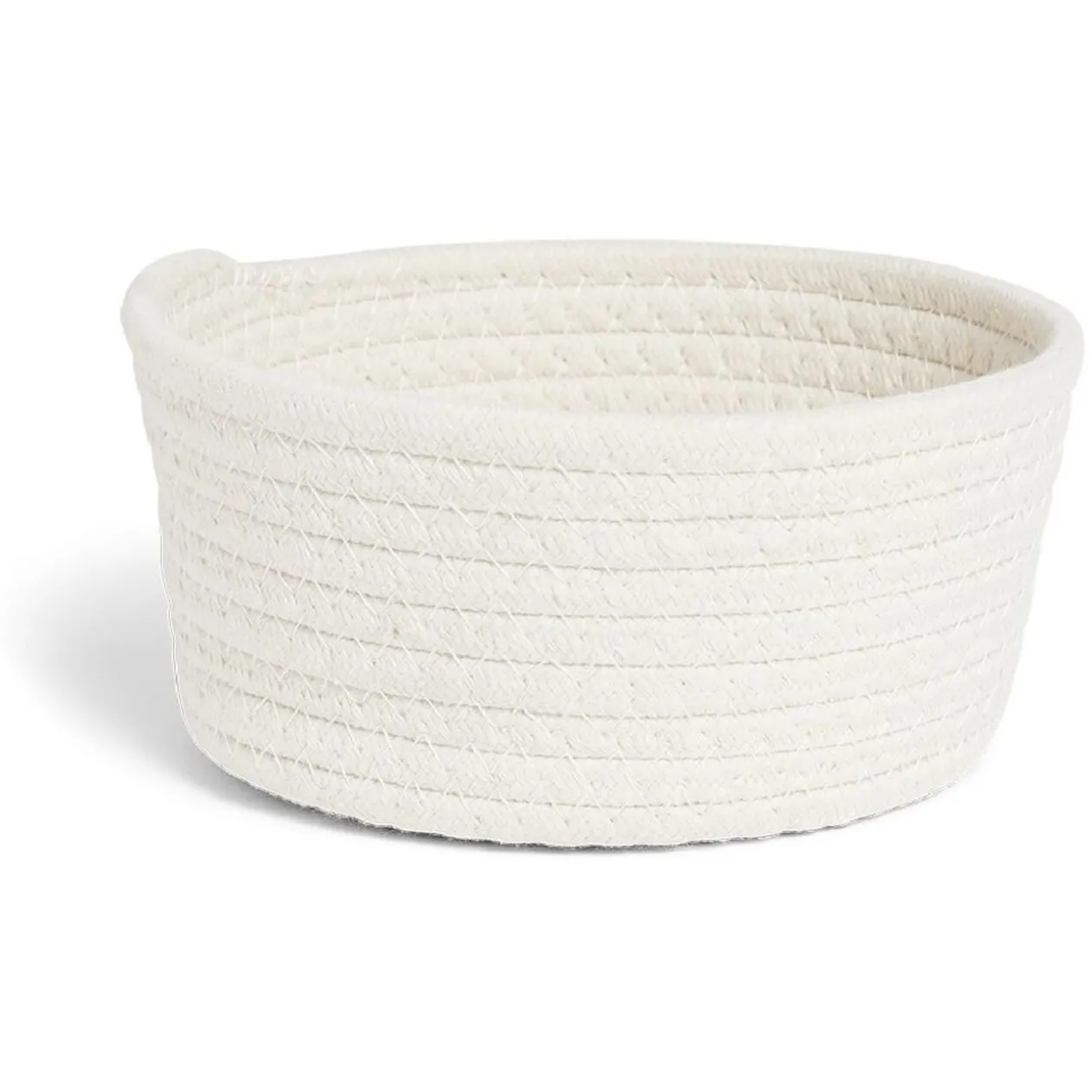 Panière tressée en coton Ø17cm (3 modèles)