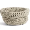 Panière tressée 14x14x11cm beige < Gifi Outlet