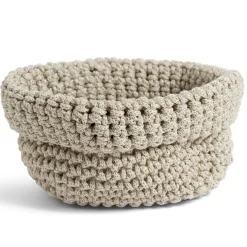 Panière tressée 14x14x11cm beige < Gifi Outlet