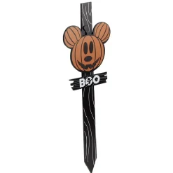 Panneau en bois Disney inscription BOO tête Mickey orange 23,5x2xH80cm < Gifi Online
