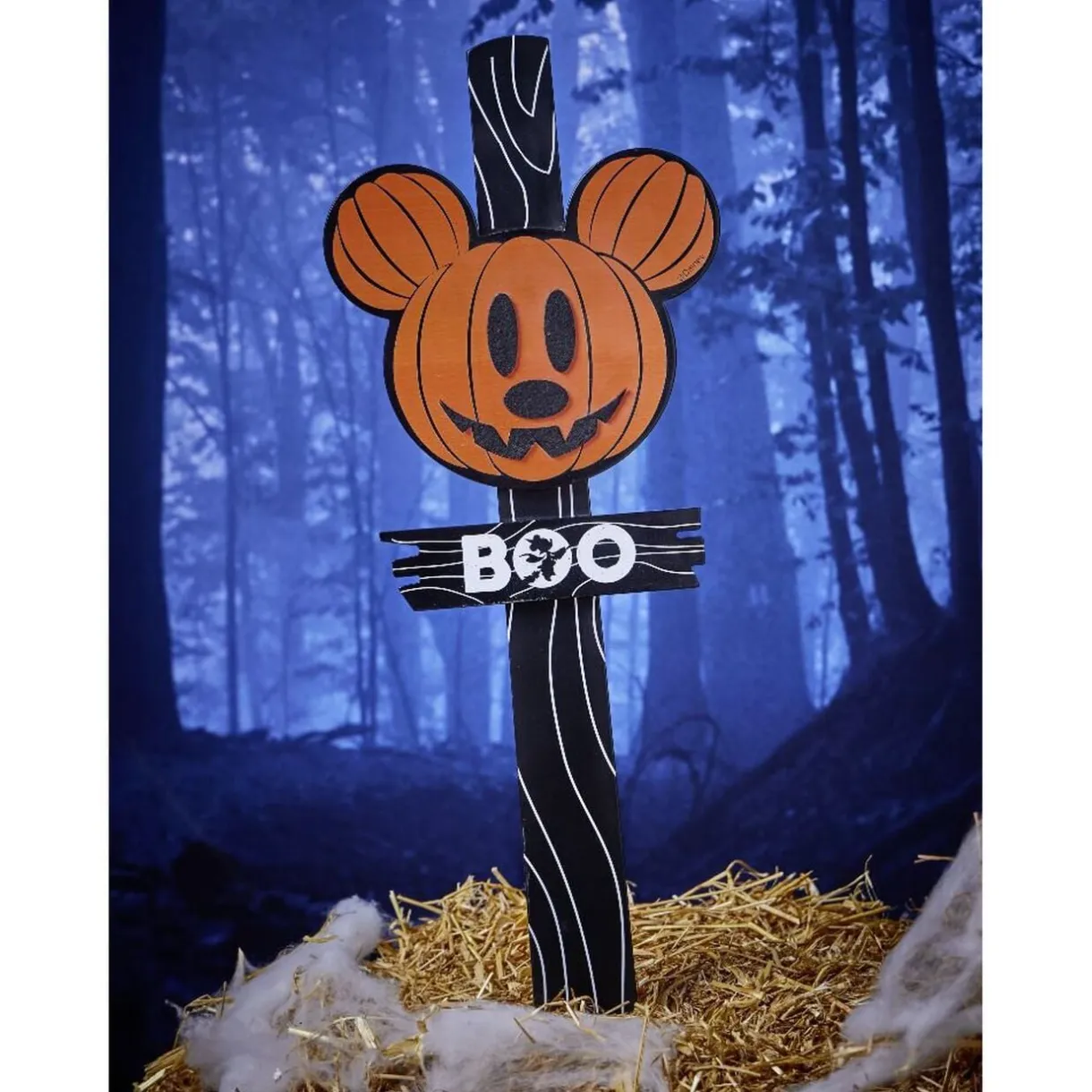 Panneau lumineux Disney inscription BOO blanc et orange 31x3,5xH110cm < Gifi Sale