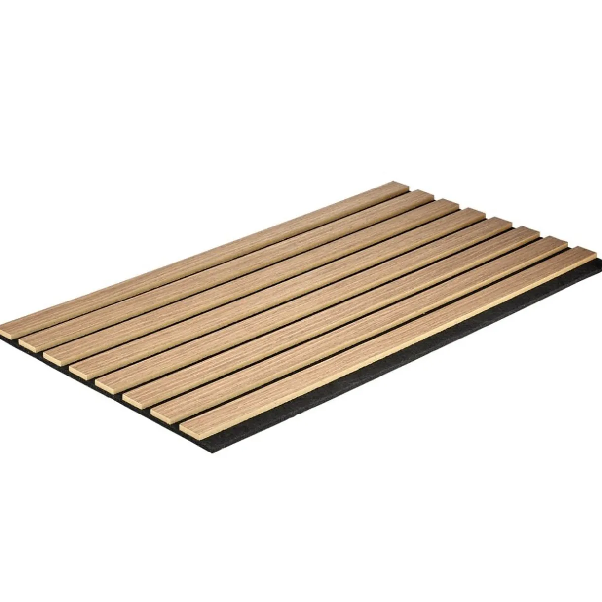 Panneau mural décoratif x5 acoustique adhésif marron 32x60cm < Gifi New